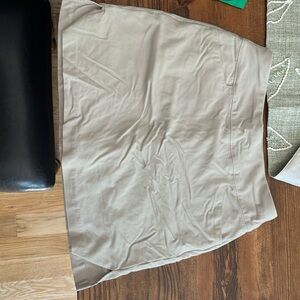 Khaki golf skirt